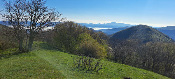 clouds in valley