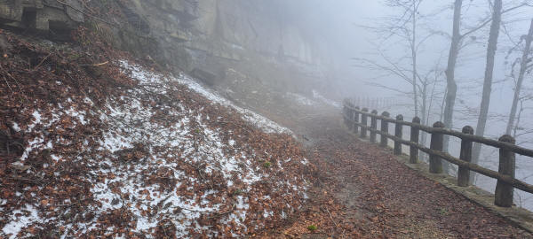 snow and clouds