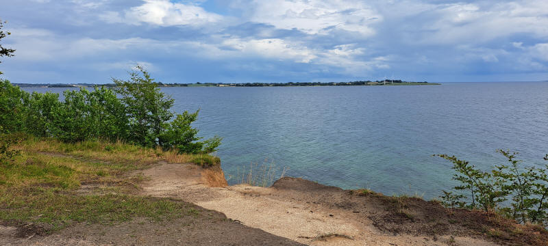 cliff and baltic sea