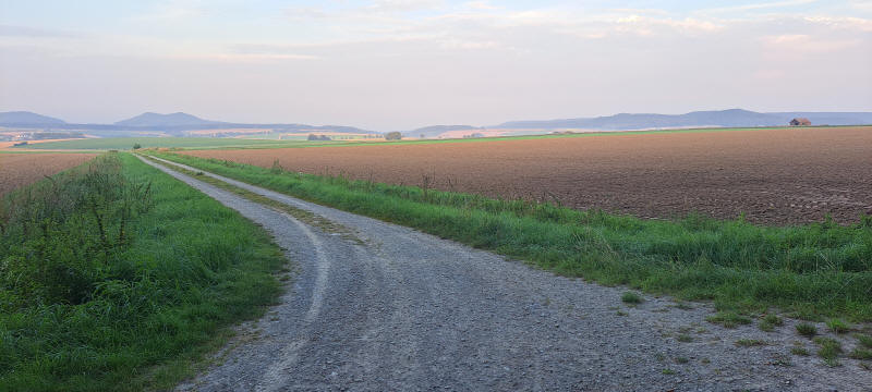 plowed fields