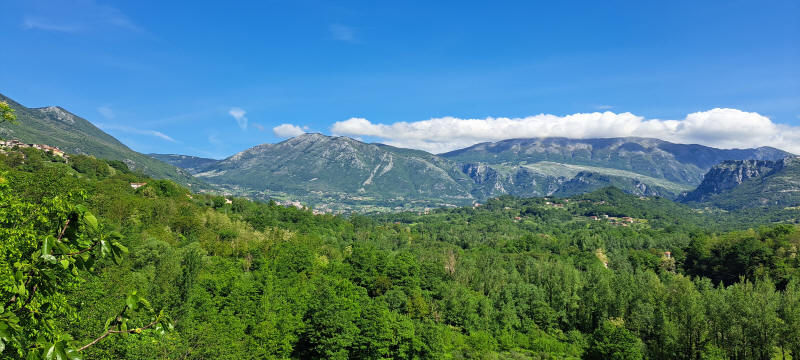 Blick auf Civita di Cusano