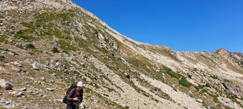 Aufstieg Hourquette d'Aubert