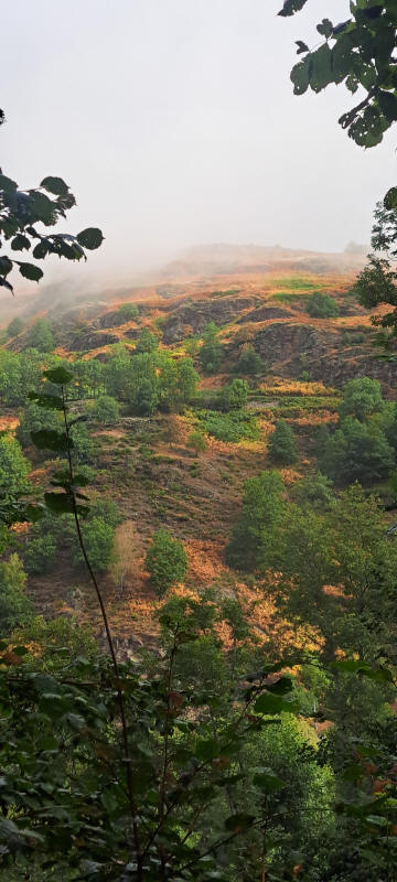 Aufstieg in die Wolken