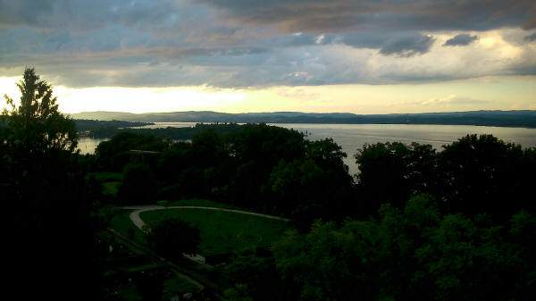 Bodensee mit Insel Mainau