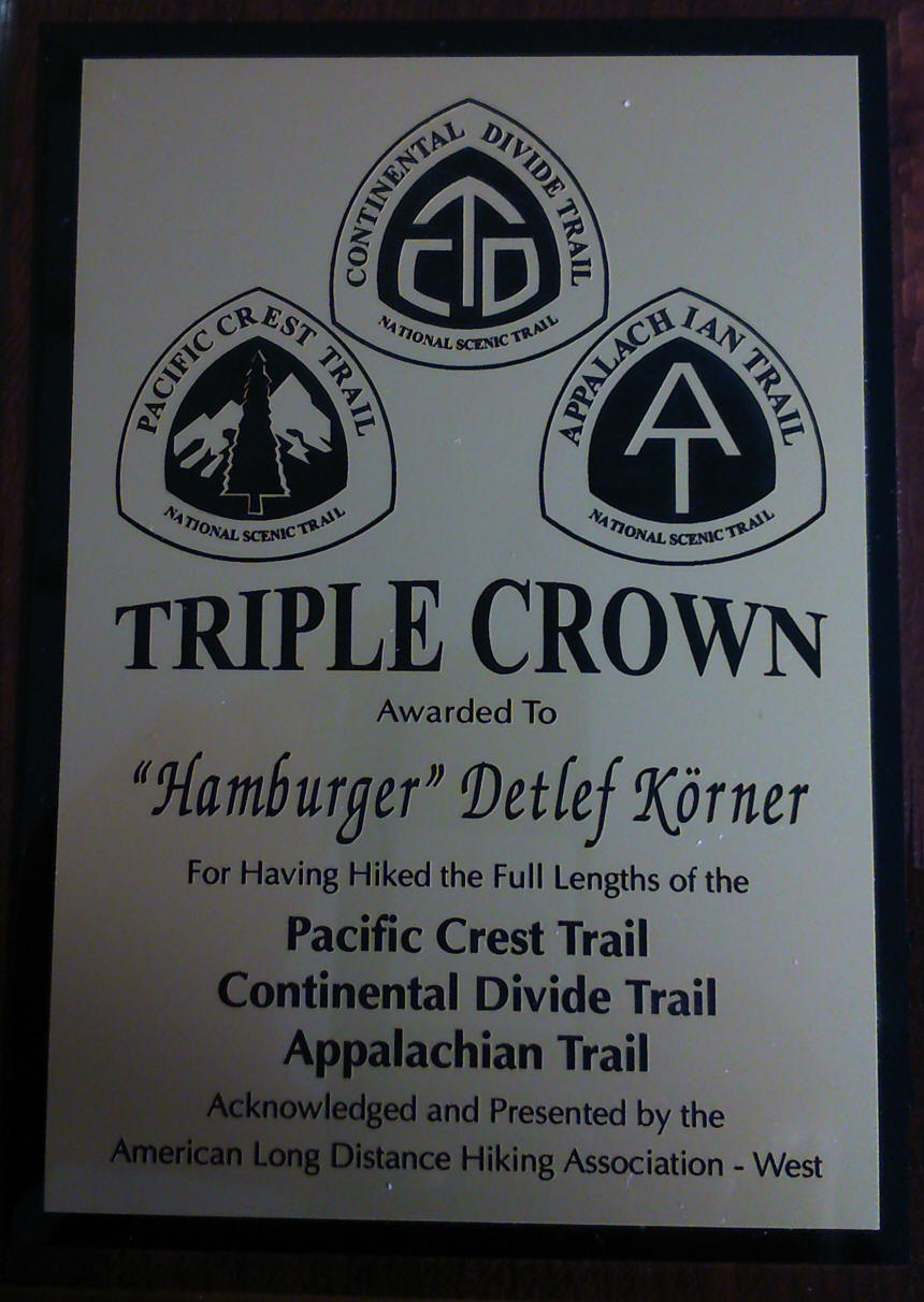 Triple Crown Plaque