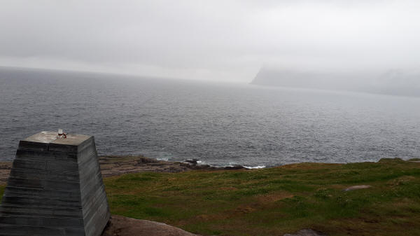 Blick auf Nordkap