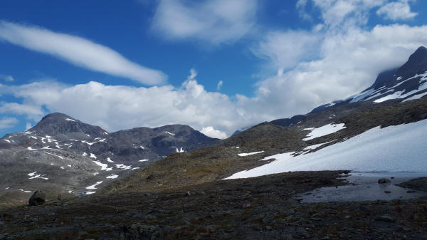 Wolken kommen